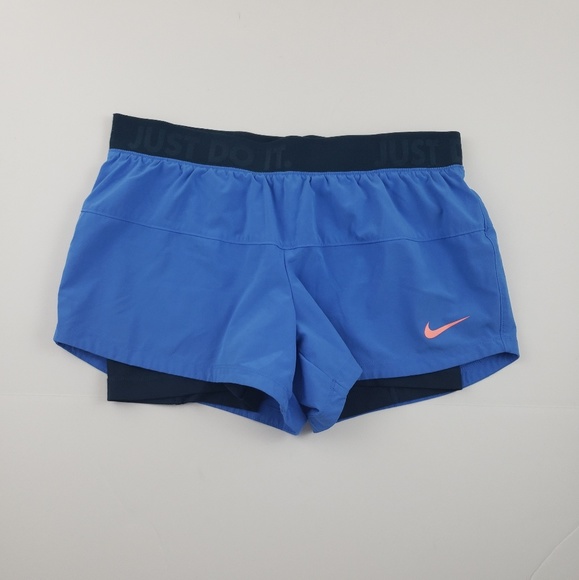 nike double layer shorts